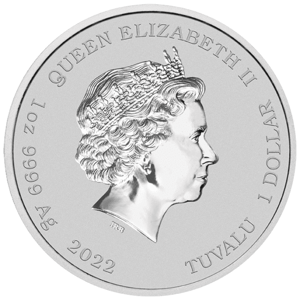 2022 $1 60 Years Of Bond 1oz Silver Coin In Card - Image 4