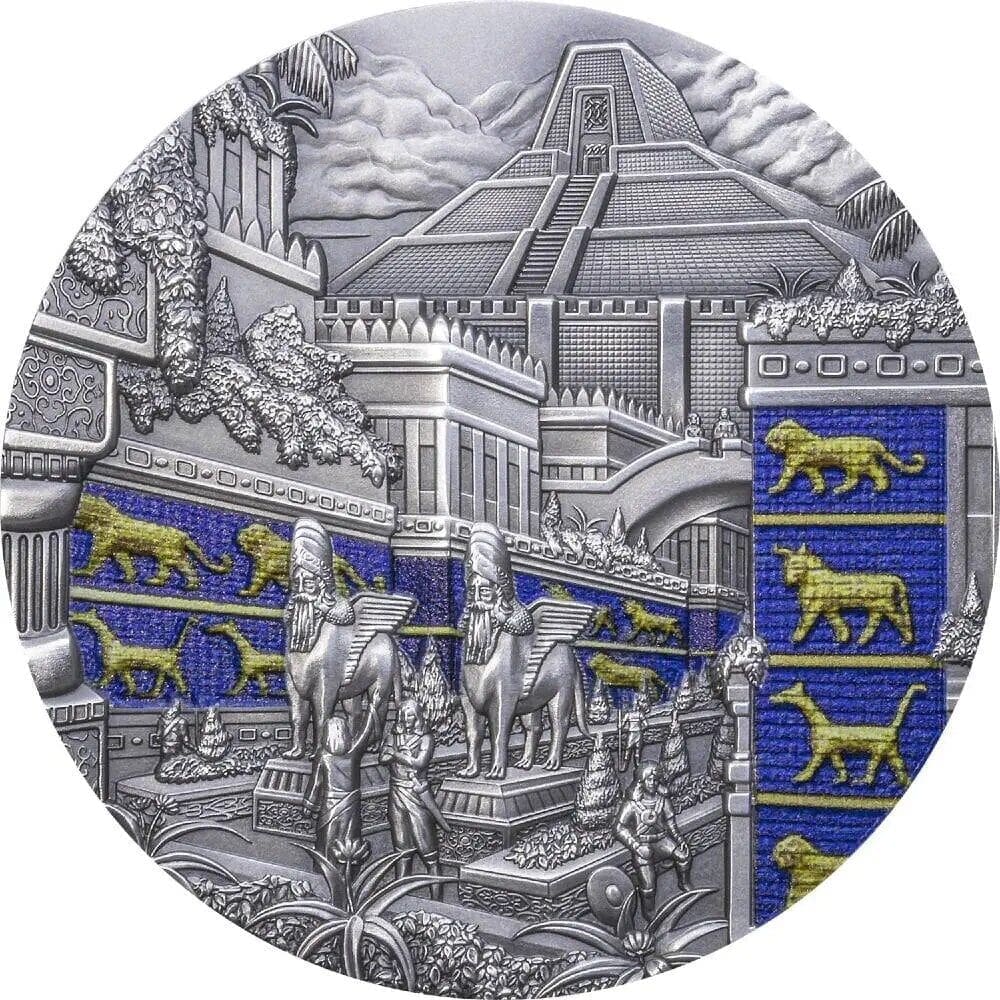 2021 $10 Lost Civilizations Babylon 2oz Silver Coin
