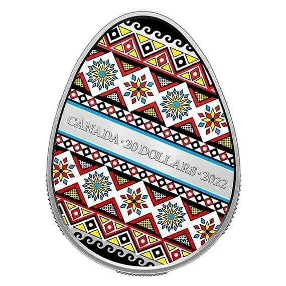 2022 $20 Pysanka Silver Proof Coin