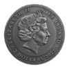 2022 $2 Hebrew Calendar 2oz Silver Antiqued High Relief Coin - Image 2