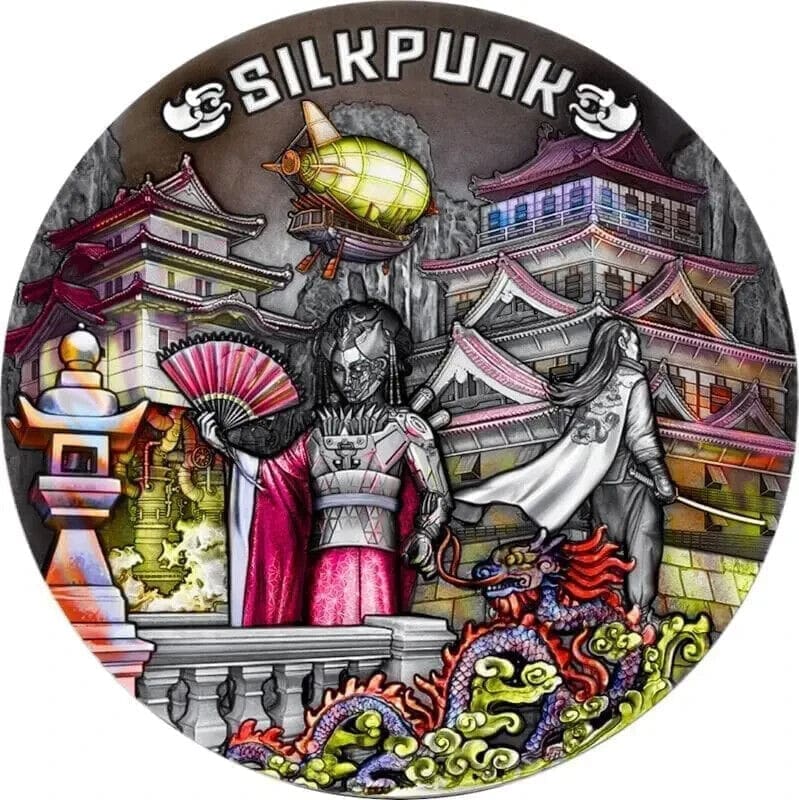 2022 $5 Silkpunk The Punk Universe 2oz Silver Coin