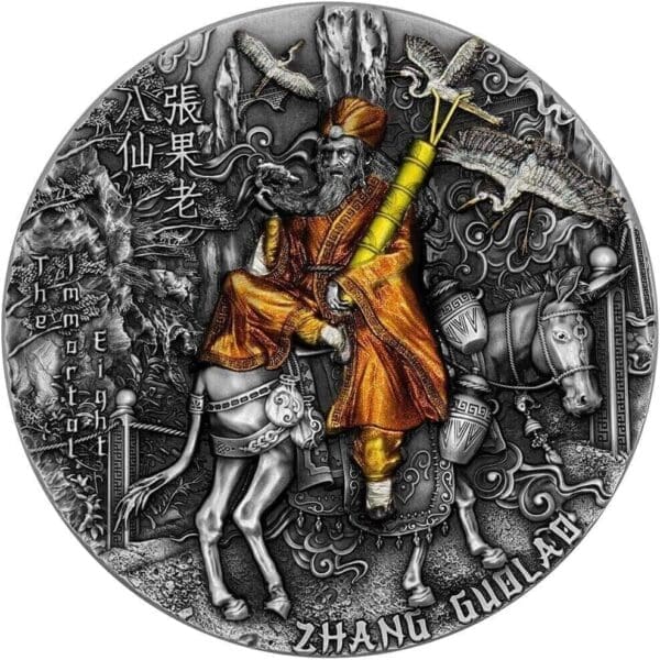 2022 $5 Zhang Guomao The Immortal Eight 2oz Silver Coin