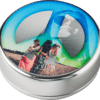 2018 $5 Summer of Love Peace Sign 1oz Silver Proof Coin - Image 3