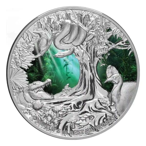 2022 $10 Daintree Rainforest 5oz Silver Proof Coin