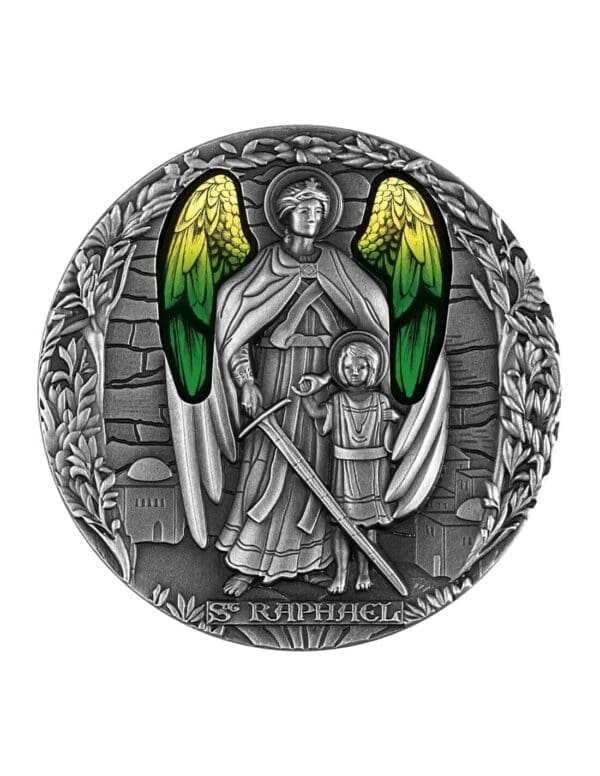 2022 Archangel Raphael 2oz Silver Coin