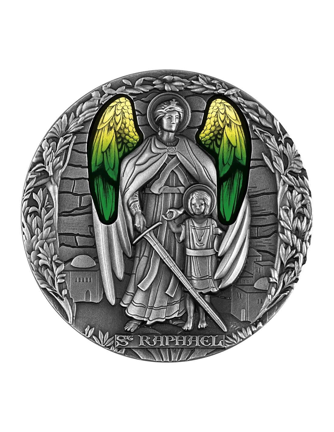 2022 Archangel Raphael 2oz Silver Coin