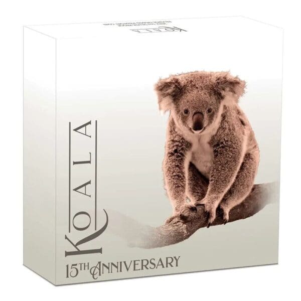 2022 $3 Australian Koala 15th Anniversary 3oz Silver Coin - Image 4