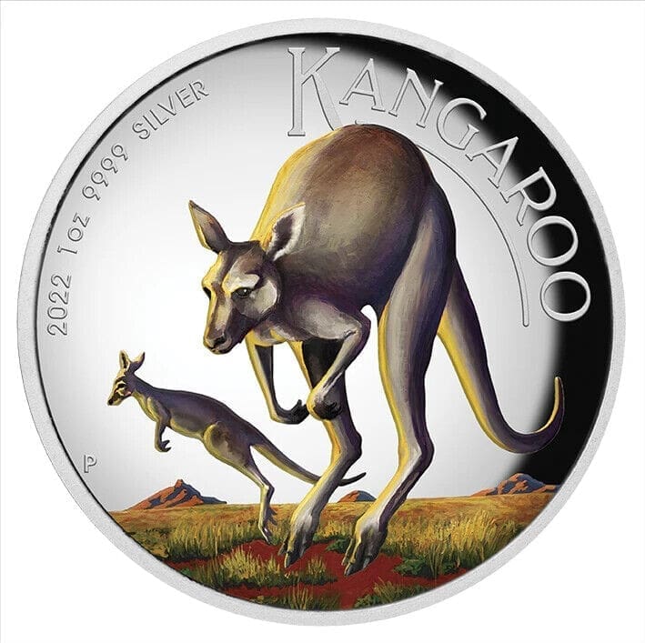 2022 $1 Australian Kangaroo 1oz Silver Proof Coin