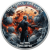 2022 $1 Earth Artificial Intelligence Apocalypse 1oz Silver Coin