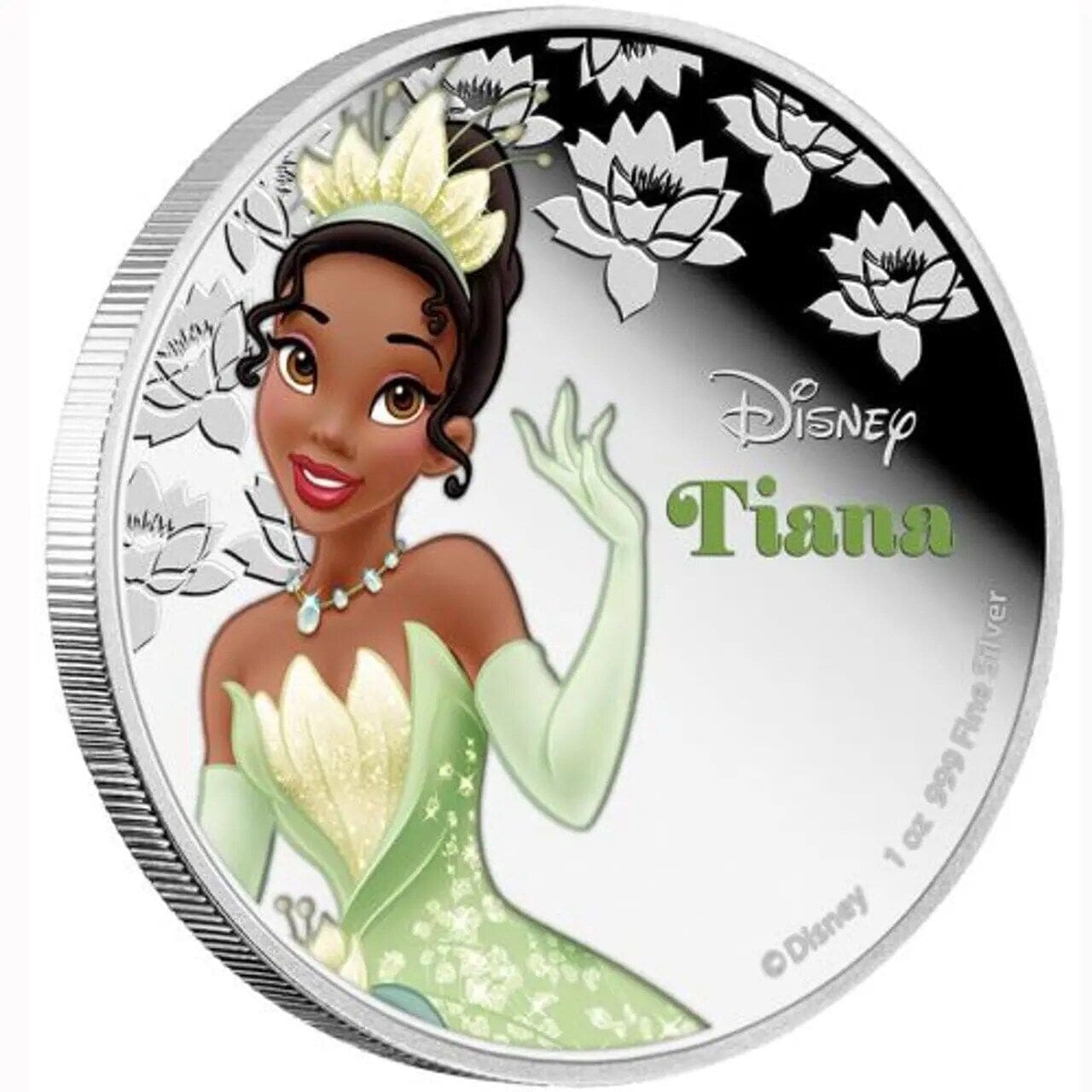 2016 $2 Disney Princess Tiana 1oz Silver Coin