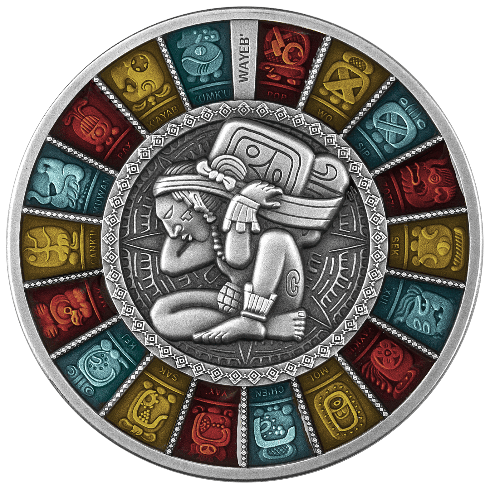 2023 $2 Haab Calendar 2oz Silver Coin