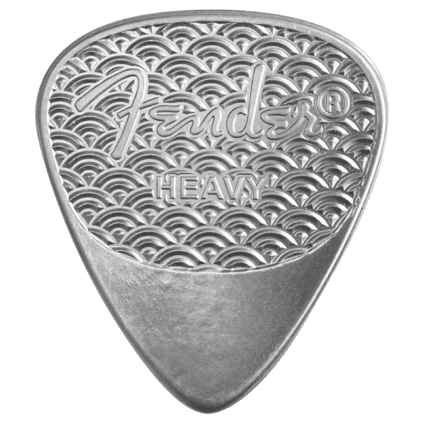 Fender® 351 Heavy Sterling Silver 10g Playable Guitar Pick