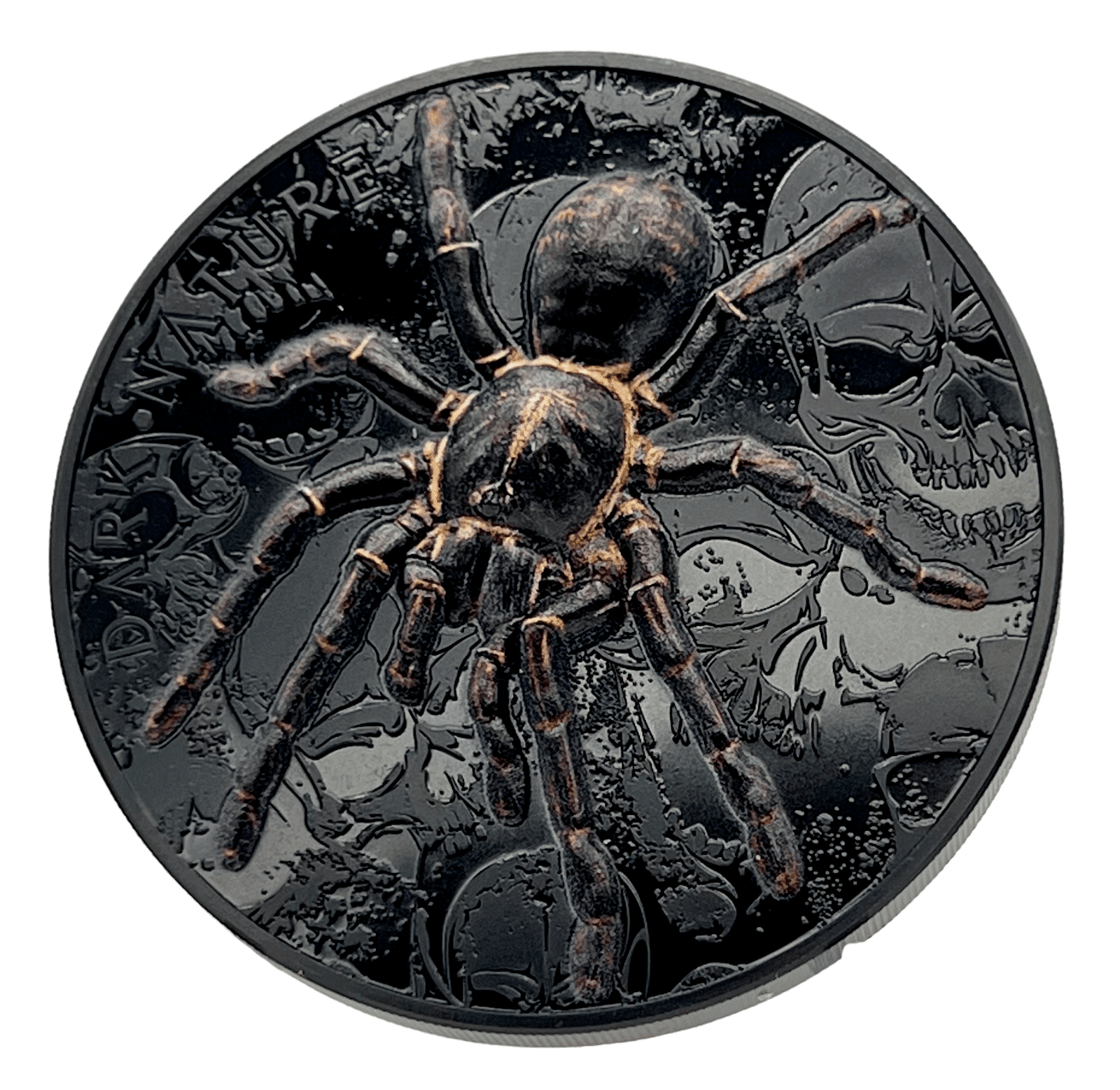 2023 $20 Dark Nature Thai Black Tarantula Ultra High Relief 3oz Silver Coin