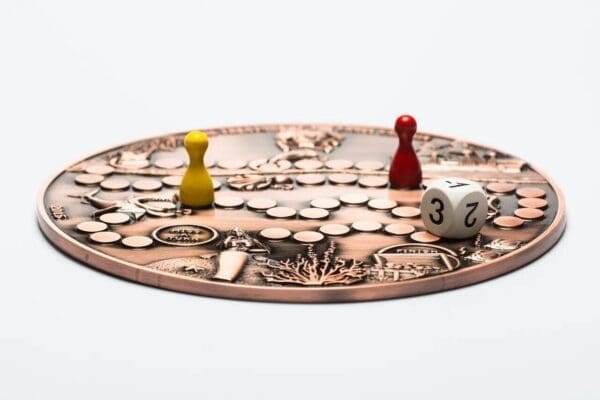 2015 $5 Treasure of the Cruel Captain Copper Game Coin - Image 3