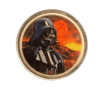 2017 $2 Darth Vader Mustafar Galactic Empire Backdrop 1oz Silver Coin