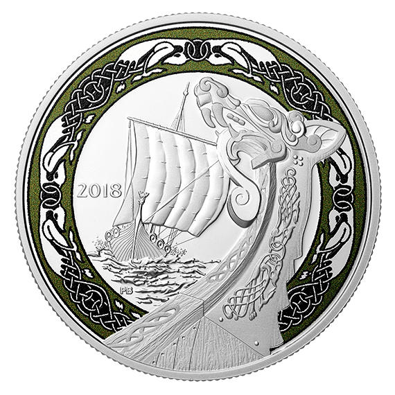 2018 $20 Norse Figureheads Northern Fury Silver Coin