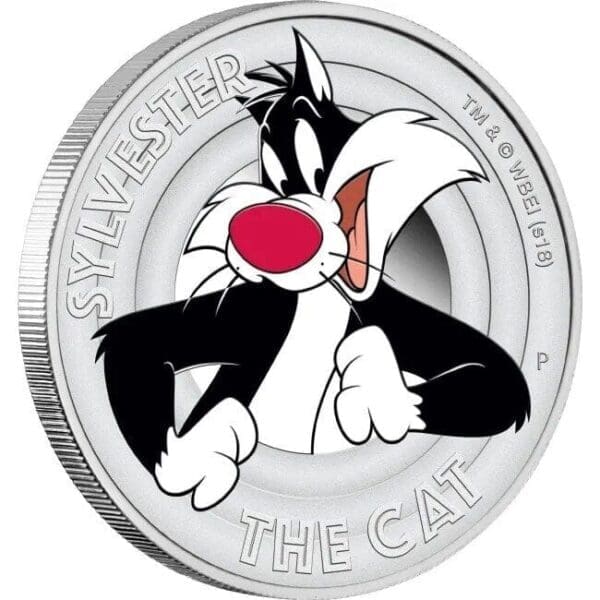 2018 50c Looney Tunes - Sylvester 1/2oz Silver Proof Coin