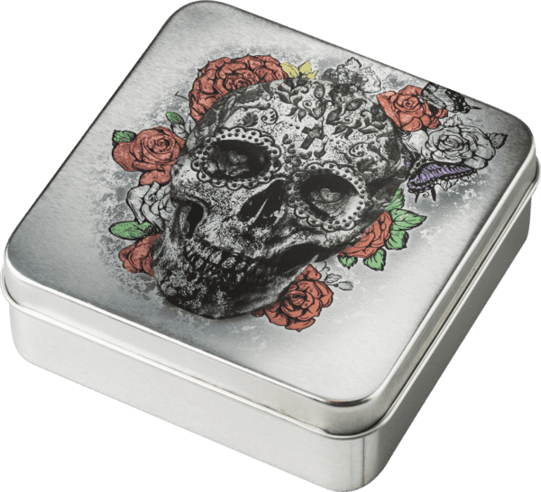 2018 $5 La Catrina Day Of The Dead Skull 1oz Silver Coin - Image 7