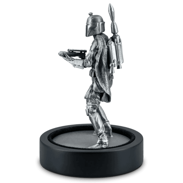 Star Wars Boba Fett™ 150g Pure Silver Miniature Figurine - Image 3