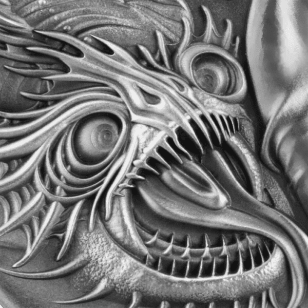 2022 Andromeda & The Sea Monster Celestial Beauty 2oz Silver Coin - Image 3