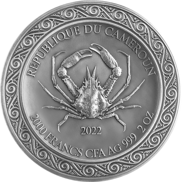 2022 Andromeda & The Sea Monster Celestial Beauty 2oz Silver Coin - Image 6