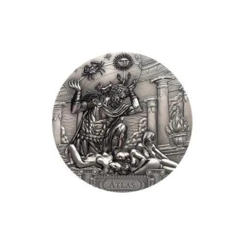 2019 $20 Ancient Titans Atlas 3oz Silver Coin