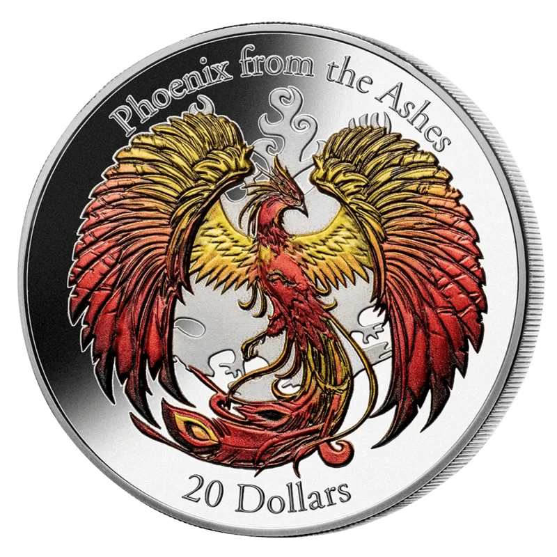 2015 $20 Phoenix From The Ashes 3oz Silver Coin