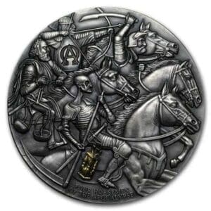 2019 Four Horsemen Of The Apocalypse 3oz Silver Coin