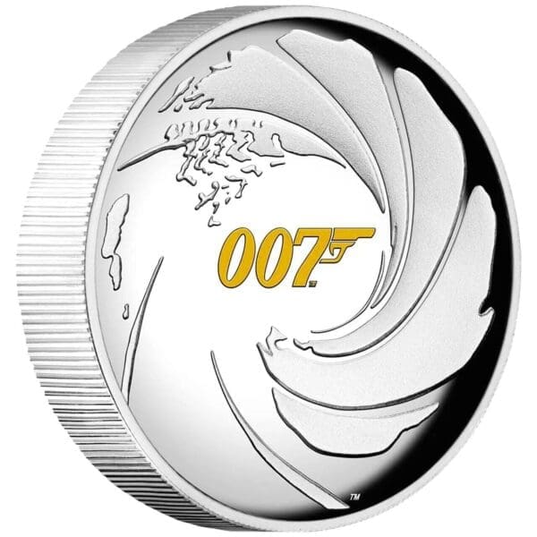 2020 $1 James Bond 007 1oz Silver Proof Coin