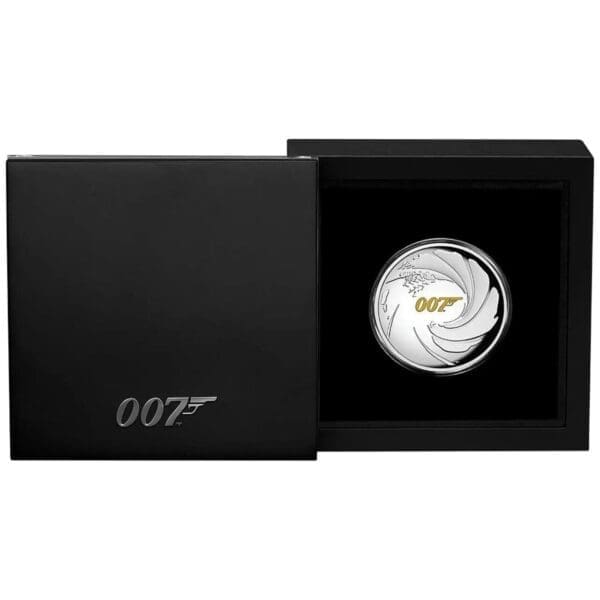 2020 $1 James Bond 007 1oz Silver Proof Coin - Image 3