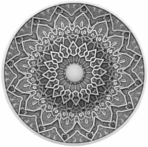 2020 $10 Persian Mandala Art Vi 3oz Silver Coin
