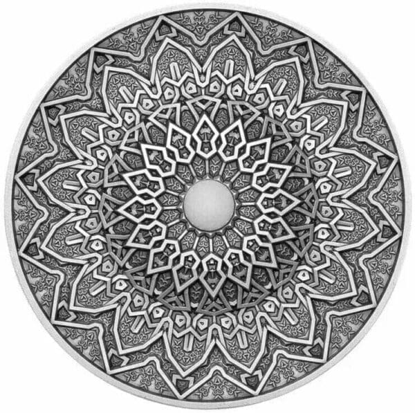 2020 $10 Persian Mandala Art Vi 3oz Silver Coin