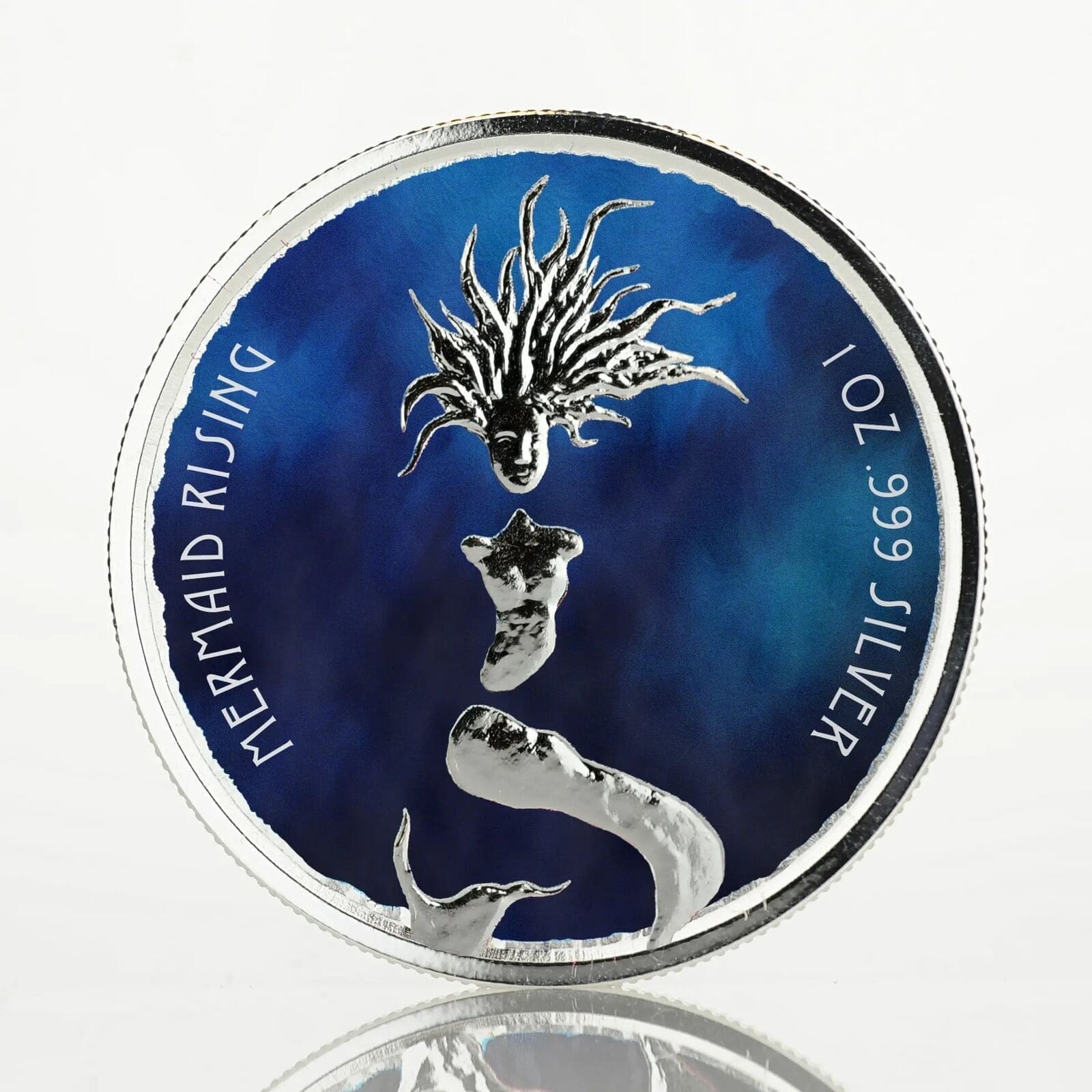 2018 $1 Mermaid Rising Silver 1oz Proof Coin