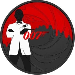 2020 $1 007 James Bond #4 Metallic 1oz Silver Coin