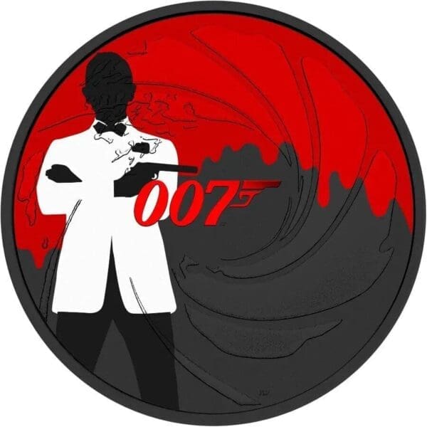 2020 $1 007 James Bond #4 Metallic 1oz Silver Coin