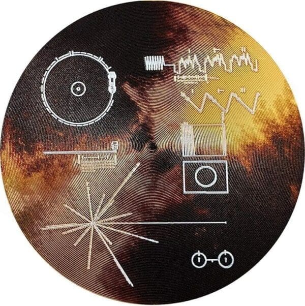 2020 $2 Voyager Golden Record The Sounds of Earth Silver Coin