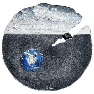 2019 $2 Estacado Meteorite Silk 1/2oz Silver Coin