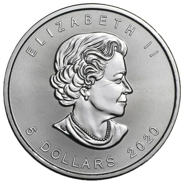 2020 $5 Merry Christmas Maple Leaf 1oz Silver Coin - Image 2