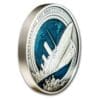 2021 $10 Remembering The RMS Titanic 3oz Silver Antiqued Coin - Image 3