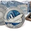 2021 $10 Remembering The RMS Titanic 3oz Silver Antiqued Coin - Image 4