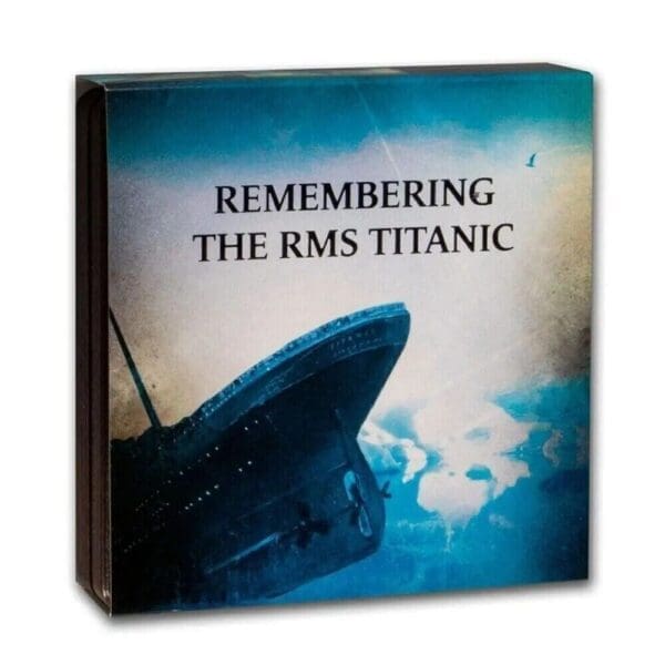 2021 $10 Remembering The RMS Titanic 3oz Silver Antiqued Coin - Image 7
