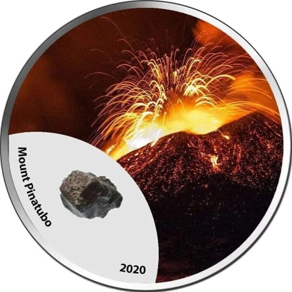 2020 Mount Pinatubo Mountains Of Fire 1oz Silver Coin