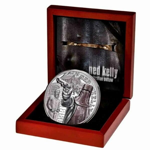 2020 $5 Ned Kelly 2oz Silver Proof Coin