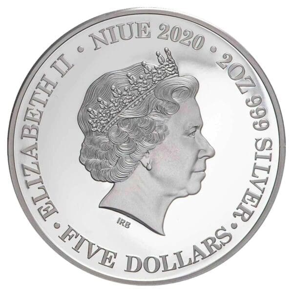 2020 $5 Ned Kelly 2oz Silver Proof Coin - Image 3