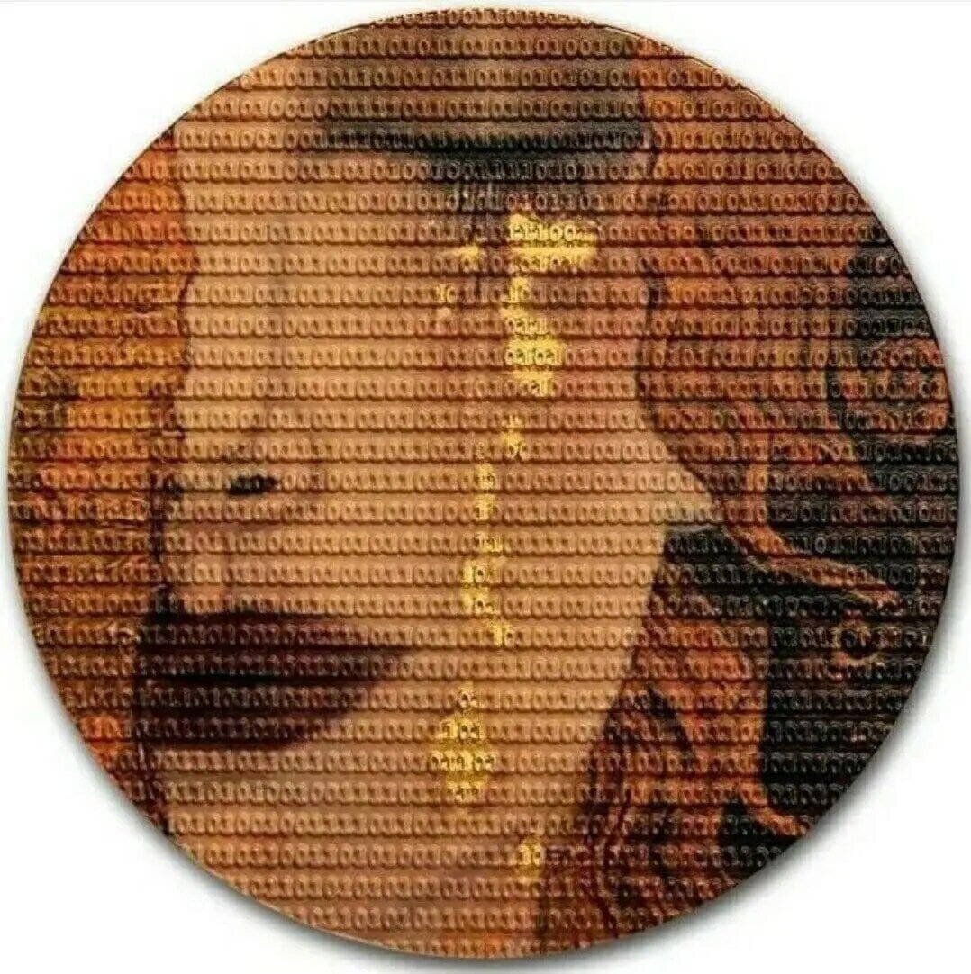 2020 $7 Matrix Art Gustav Klimt Golden Tears 3oz Silver Coin