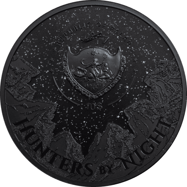 2020 $10 Black Panther Hunters By Night 2oz Silver Coin - Image 4