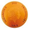2021 $2 Cyber Orange Bitcoin 1oz Silver Coin - Image 2