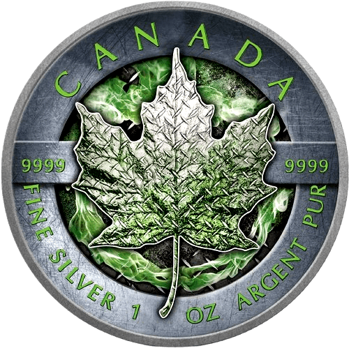 2022 $5 Nature Power Maple Leaf 1oz Silver Coin