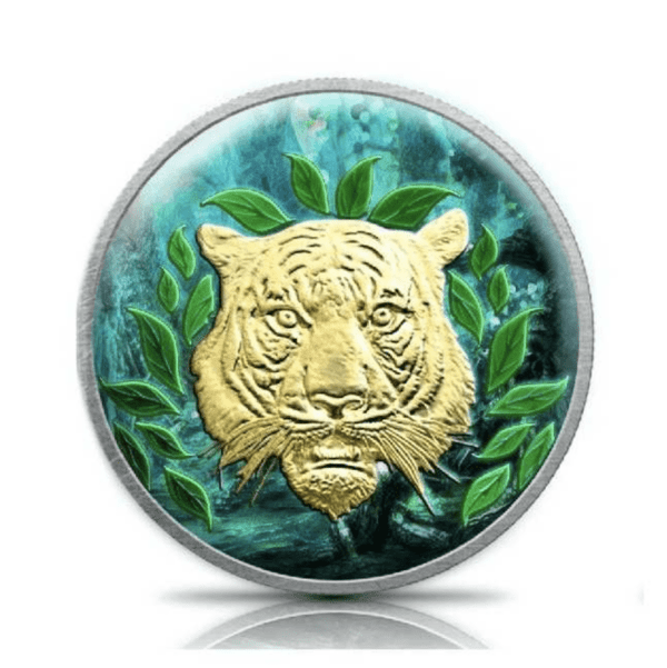 2022 Lost Tigers Of Cambodia - Animal Predators 1oz Silver Coin