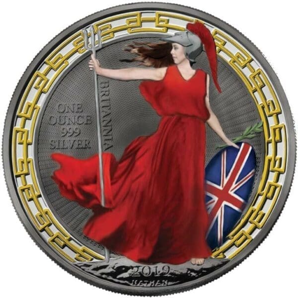 2019 £2 Britannia Oriental Border 1oz Silver Coin